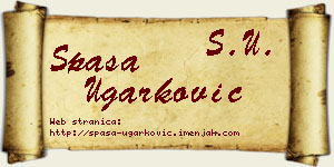 Spasa Ugarković vizit kartica